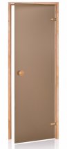 Dveře do sauny BASIC s pískovaným sklem 8x19 (790 x 1890 mm)
