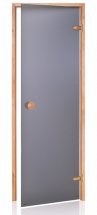 Dveře do sauny BASIC s pískovaným sklem 7x21 (690 x 2090 mm)  