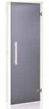 Dveře do sauny WHITE s pískovaným sklem 7x21 (690 x 2090 mm)